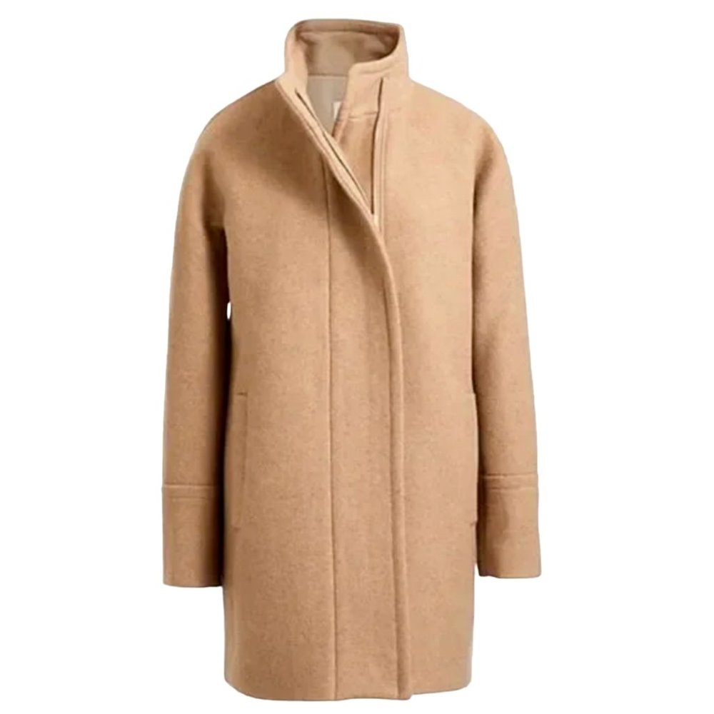 J. Crew Women's City Coat Heather Acorn Size 2